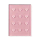 12 Heart-Shaped Hole Glue Holder Redberry